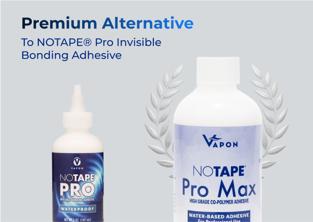 Invisible hair system bonding glue
