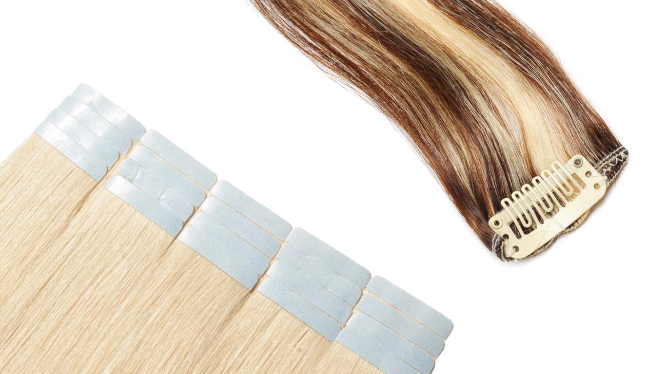 Lightweight tape-in extensions