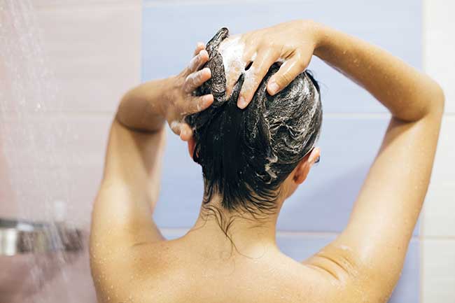 Avoid overwashing your hair